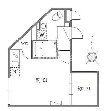 ソラシアレジデンス早稲田の物件間取画像